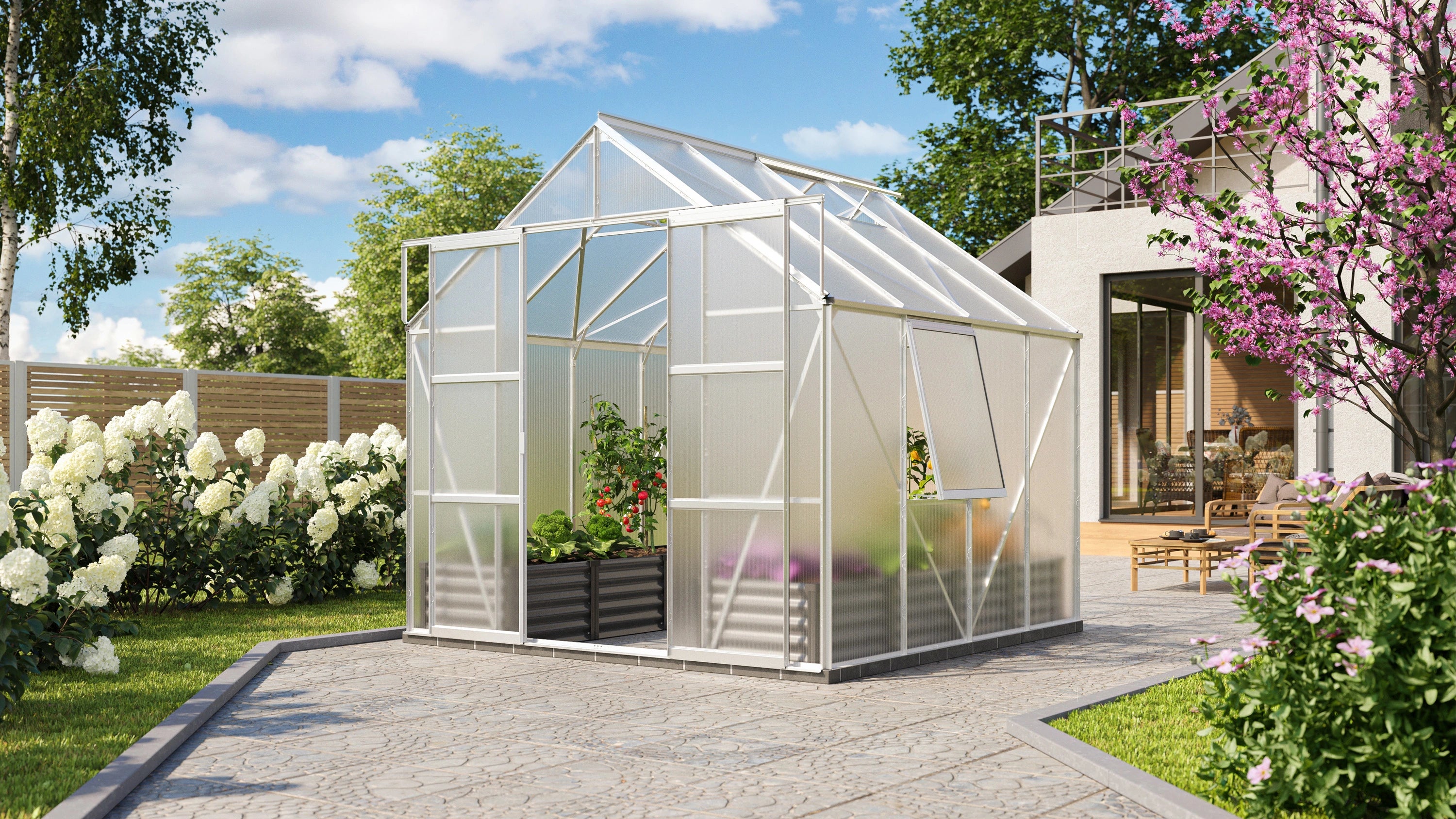 serre de jardin en polycarbonate belgique 