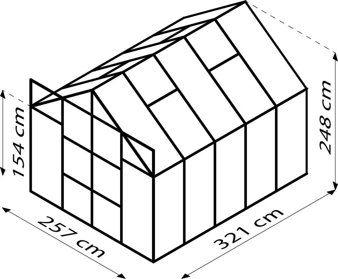 serre de jardin de 8m2