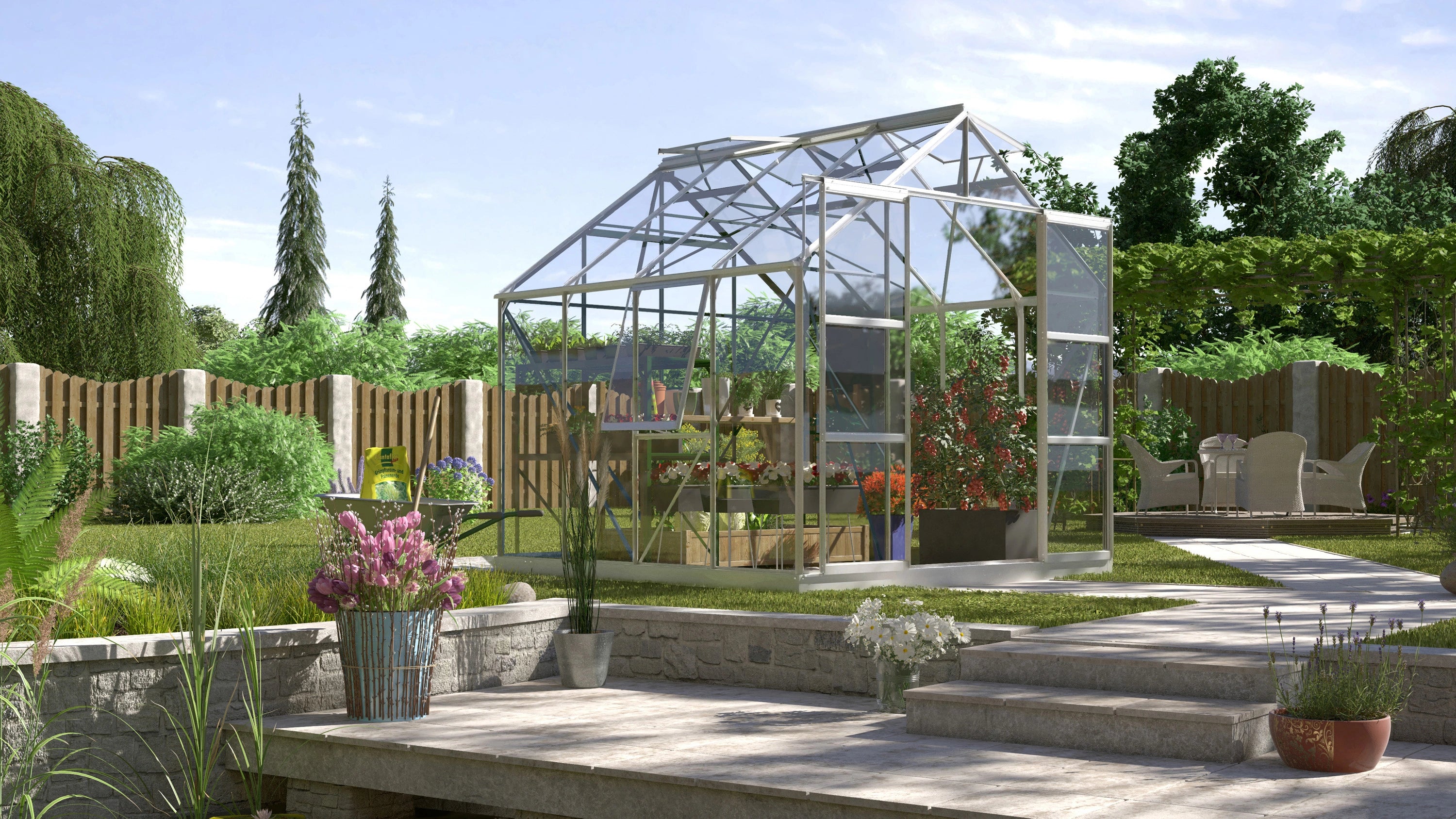 serre en verre trempé belgique