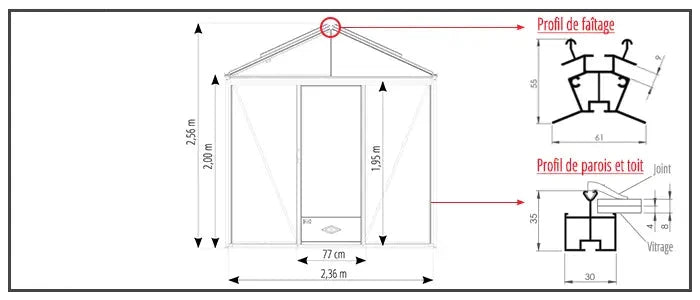 Serre - Luxia 7,30m²