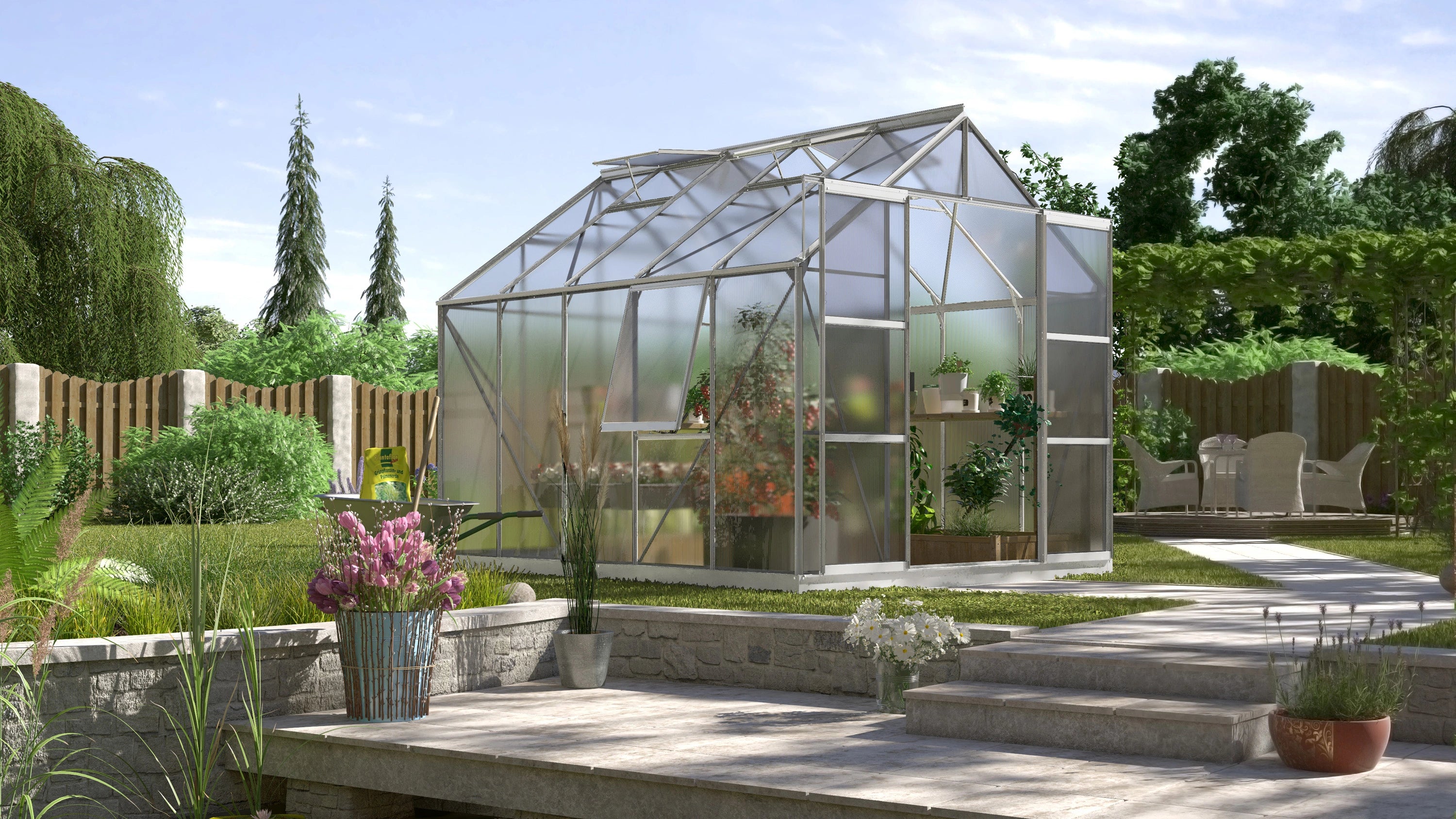 serre maraichere polycarbonate 