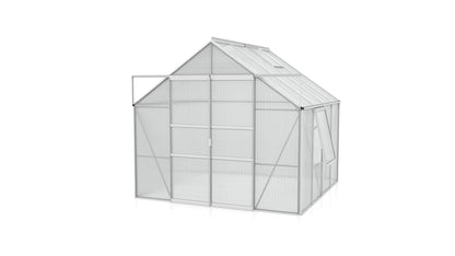 serre de jardin en polycarbonate double porte