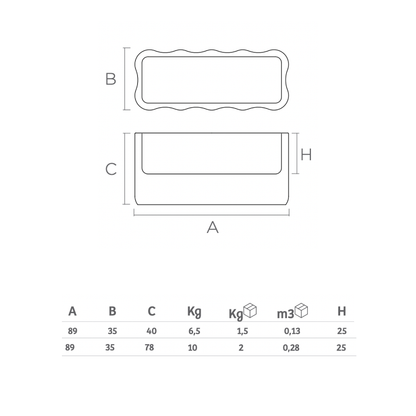 Jardinière Nébula - Jardinière Marron - Lyxo