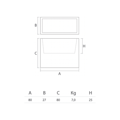 Jardinière Patio - Jardinière Muret de Séparation - Lyxo