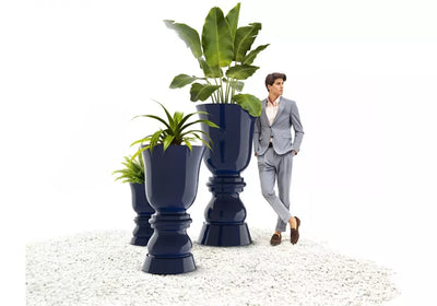 jardiniere suave vondom bleu en plastique