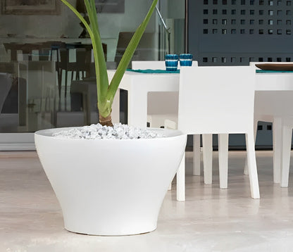 jardiniere vasque haute blanche