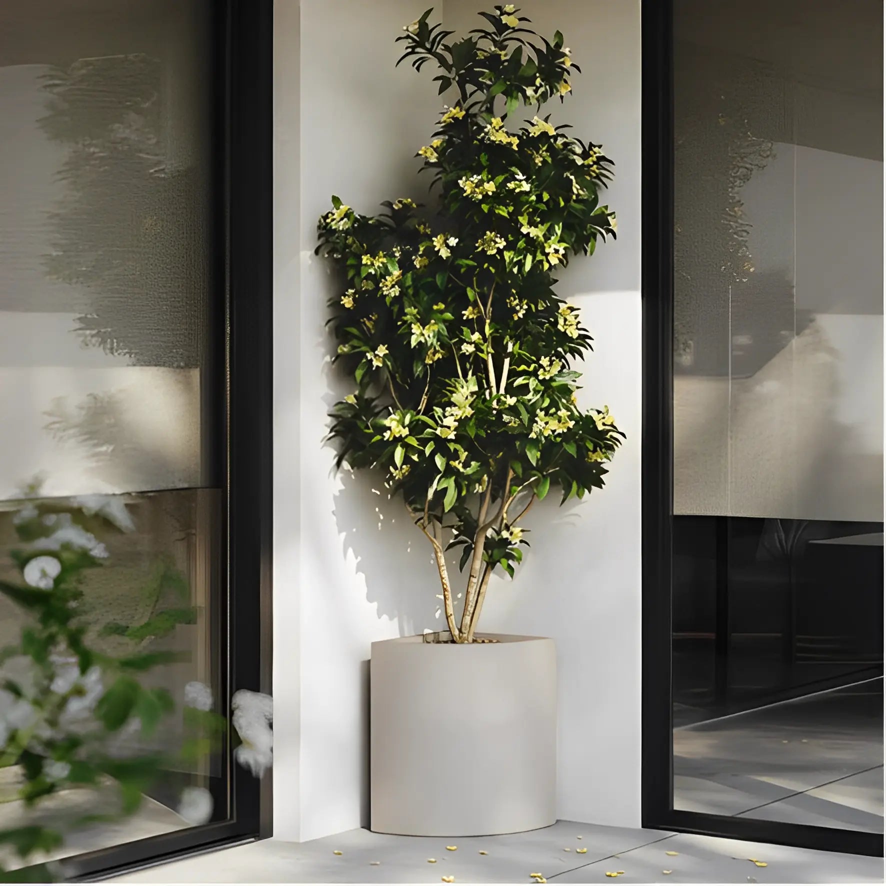 pot de fleurs angle vondom