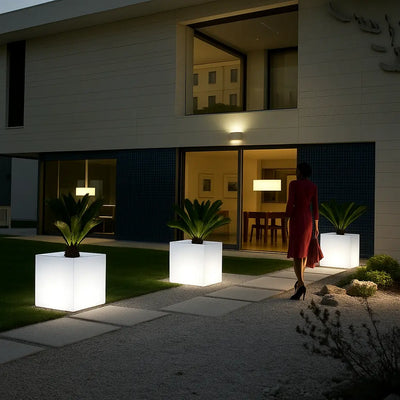 Bloempot - Cubo LED