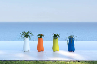 pot de fleurs terrasse plastique