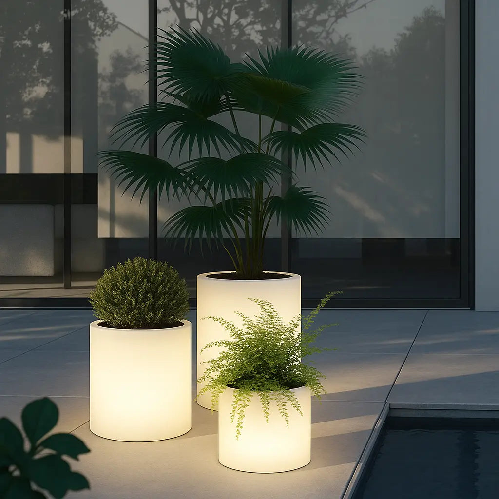 Bloempot - Cilindro LED