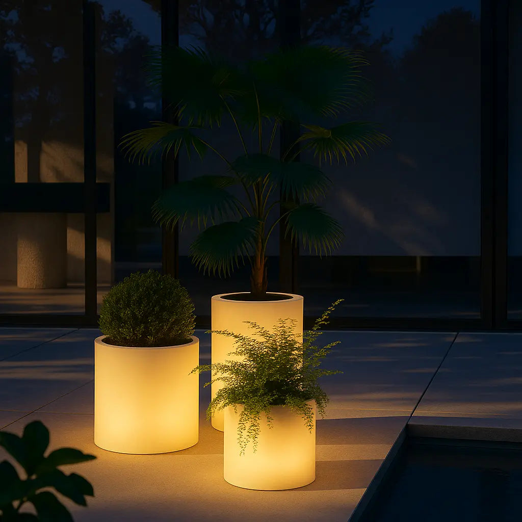 Bloempot - Cilindro LED