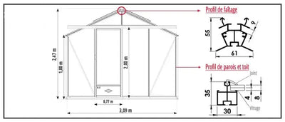 Serre - Essentia 14,10 m²