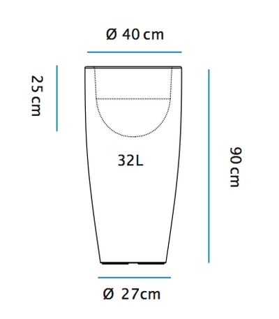 Pot - Bambou LED