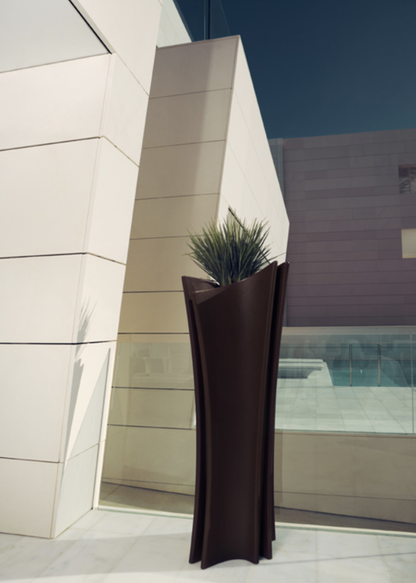 pot de fleurs haut design