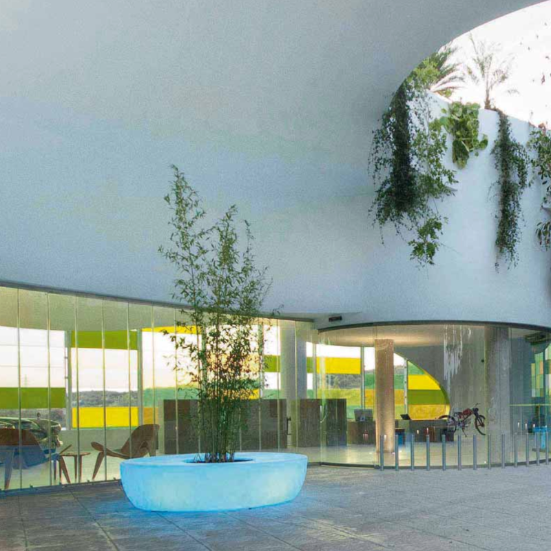 Plantebak - îlot LED