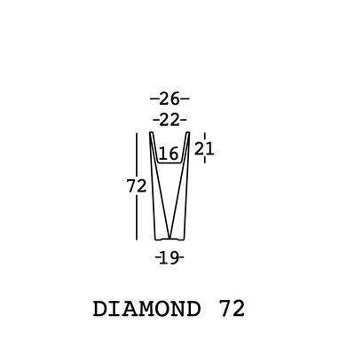 Bloempot - Diamond