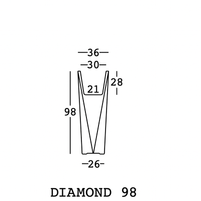 Bloempot - Diamond