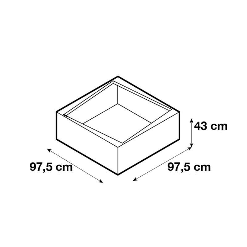 Jardinière - Kubik