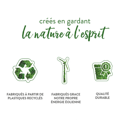 Pot de Fleurs Plastique Recyclable <br> B. for Soft