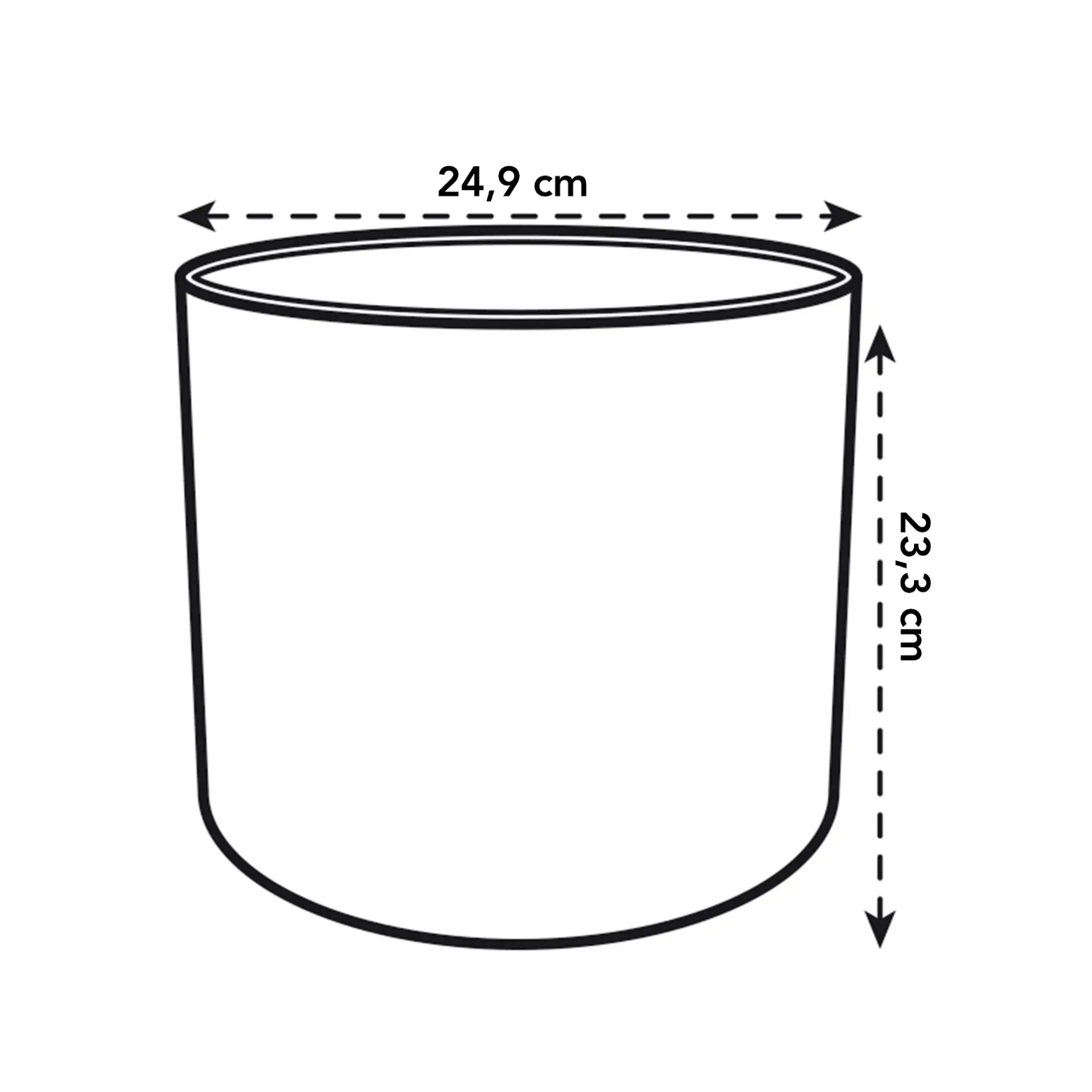 Pot de Fleurs Plastique Recyclable <br> B. for Soft