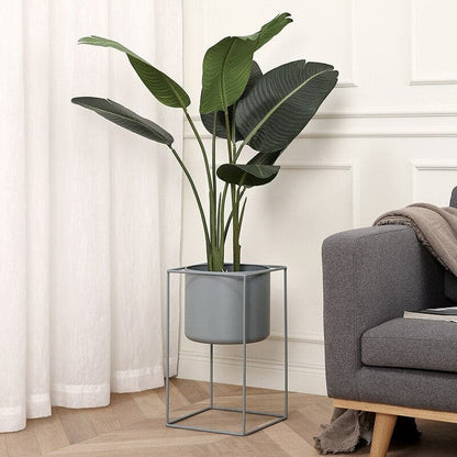 cache-pot-sur-pied-gris