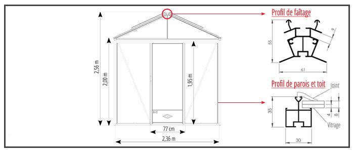 Serre - Luxia 9,00 m²