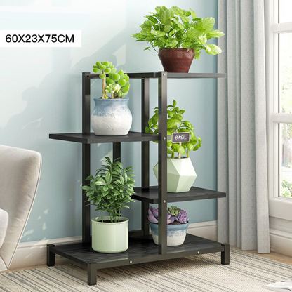 etagere-salon-blanc-pour-plante