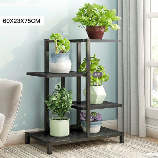etagere-salon-blanc-pour-plante