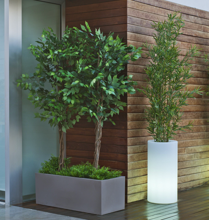 jardiniere grise 100 cm