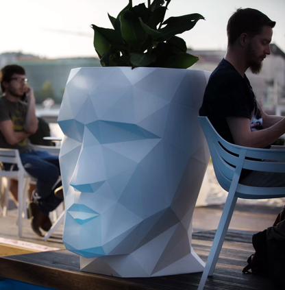 pot de fleurs visage Vondom