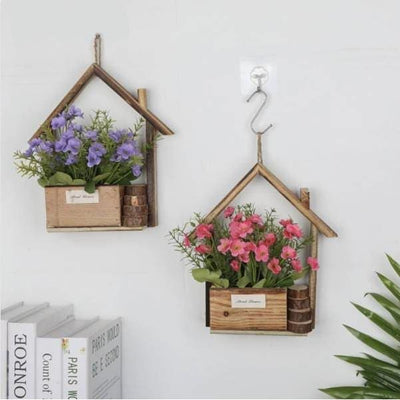 pot de fleur mural maison