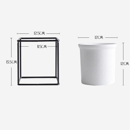 pot de fleurs à accrocher au mur