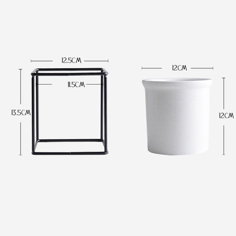 pot de fleurs à accrocher au mur