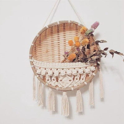 panier mural plante