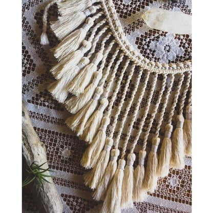 Panier <br> Macramé Tressé