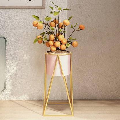 Porte plante sur Pied Métal