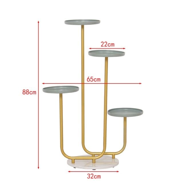 Présentoir Pots de Fleurs - Arbre Scandinave