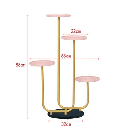 Présentoir Pots de Fleurs - Arbre Scandinave