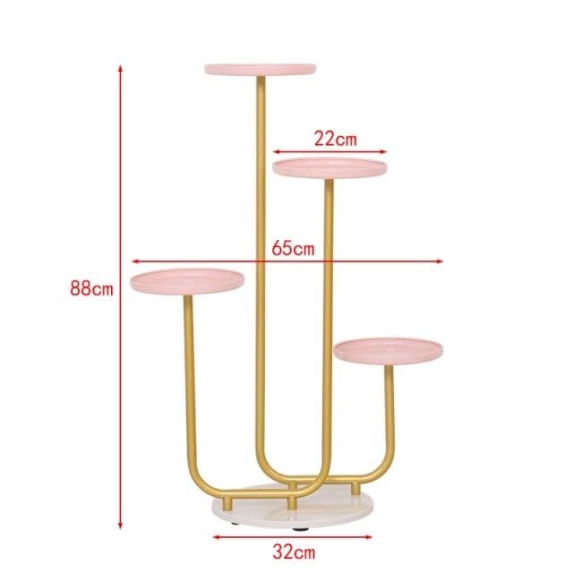 Présentoir Pots de Fleurs - Arbre Scandinave