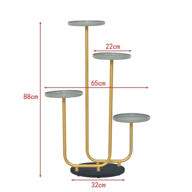 Présentoir Pots de Fleurs - Arbre Scandinave
