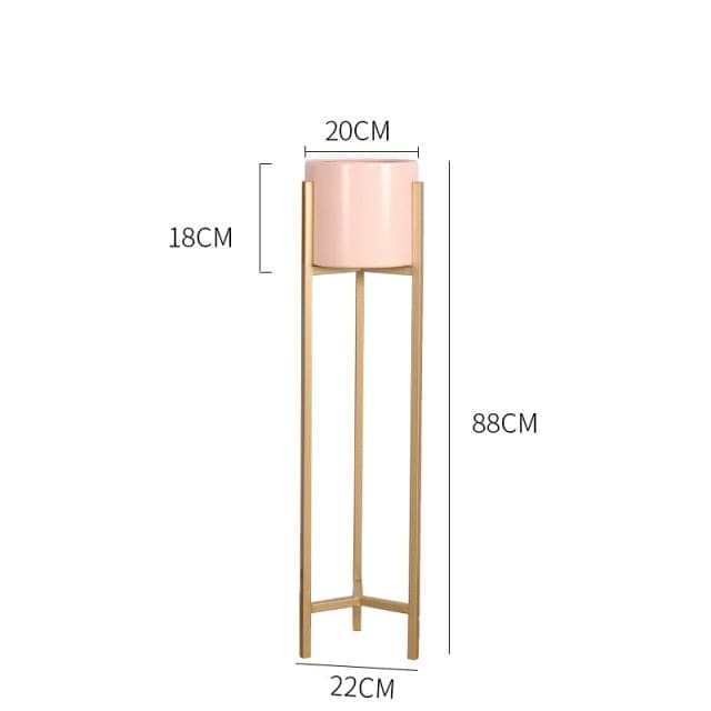 Porte Plante Doré <br> Goldy
