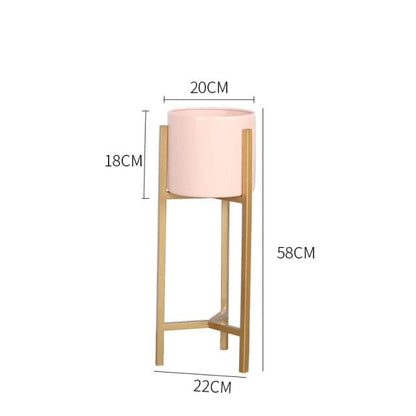 Porte Plante Doré <br> Goldy