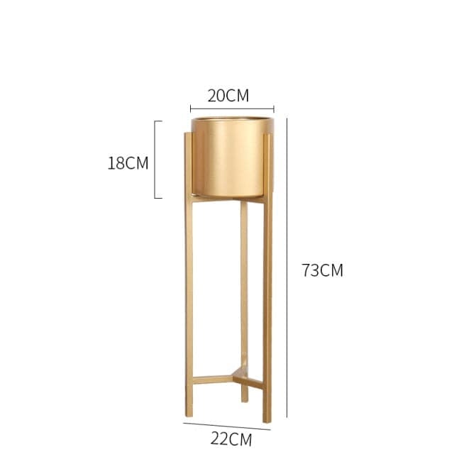 Porte Plante Doré <br> Goldy