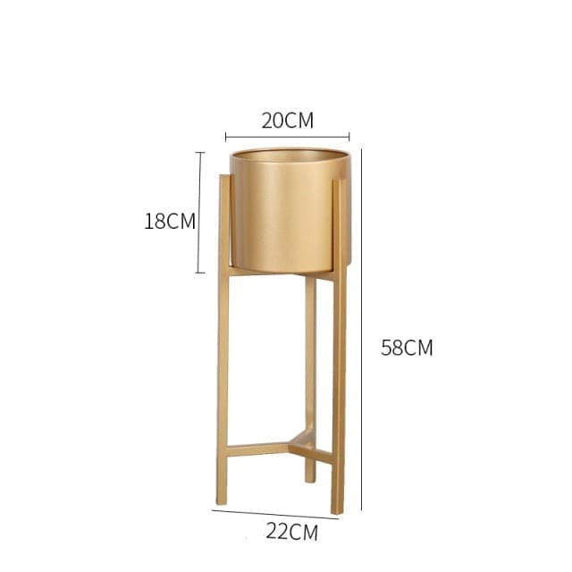 Porte Plante Doré <br> Goldy