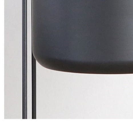 Cache Pot sur Pied Noir <br> Cuadrado