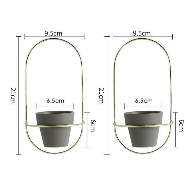 Pot de Fleurs Mural <br> Design Scandinave (x2)