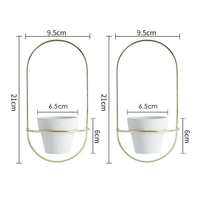 Pot de Fleurs Mural <br> Design Scandinave (x2)