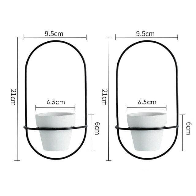 Pot de Fleurs Mural <br> Design Scandinave (x2)