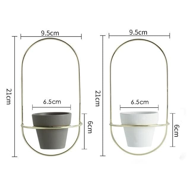 Pot de Fleurs Mural <br> Design Scandinave (x2)