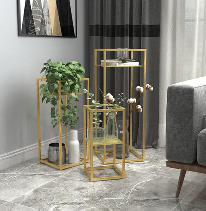 sellette-plante-design-or